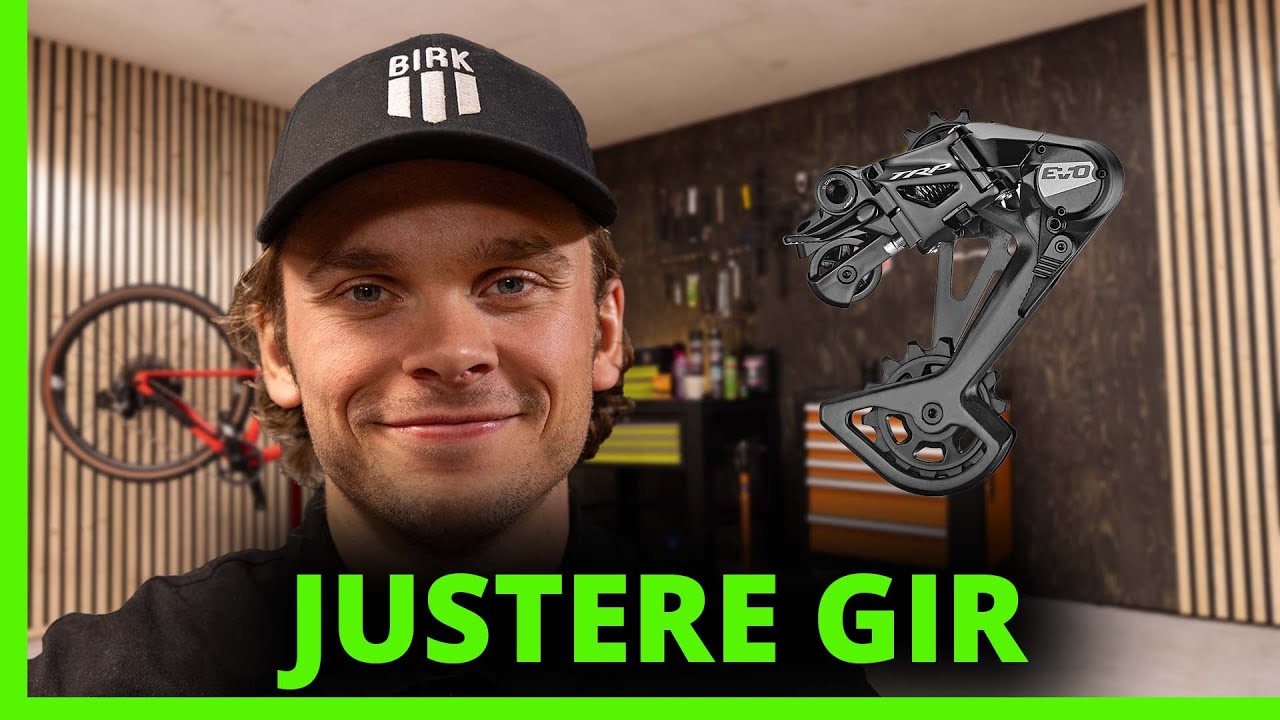 Hvordan justere bakgir på el-sykkel