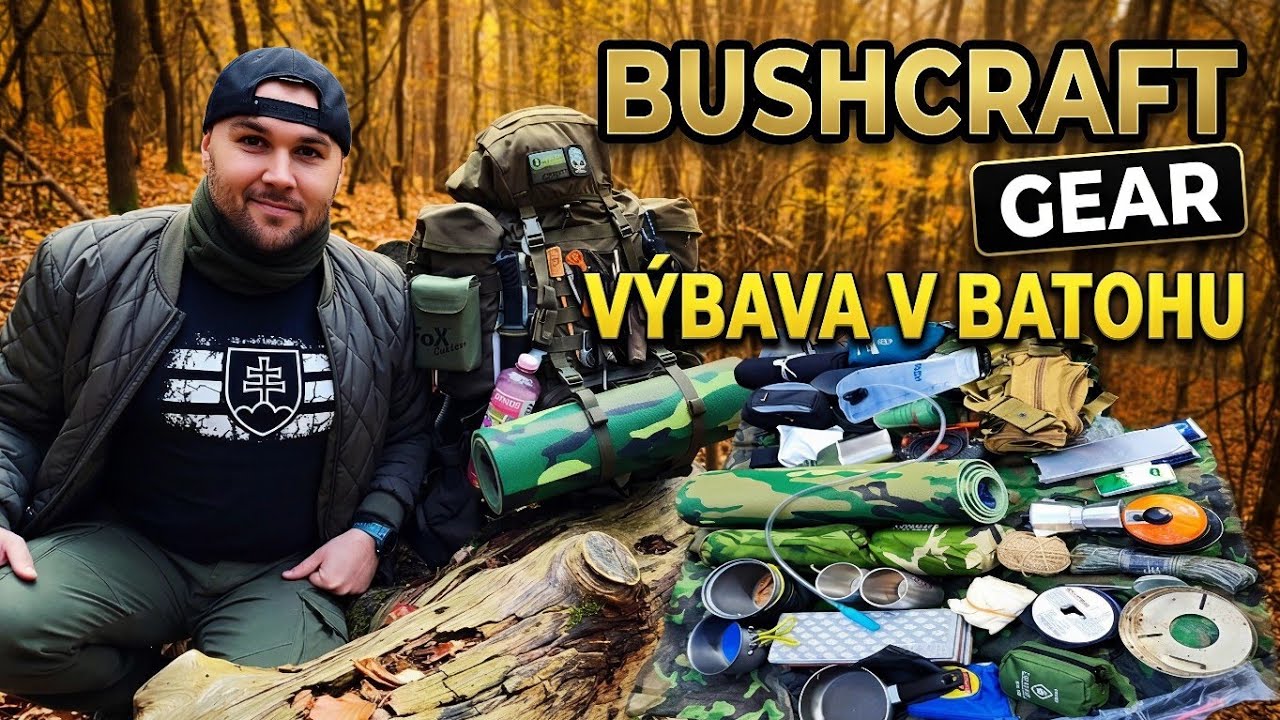 Moja v&yacute;bava do lesa | Čo nos&iacute;m v batohu | Ak&eacute; vybavenie použ&iacute;vam do pr&iacute;rody | Bushcraft |