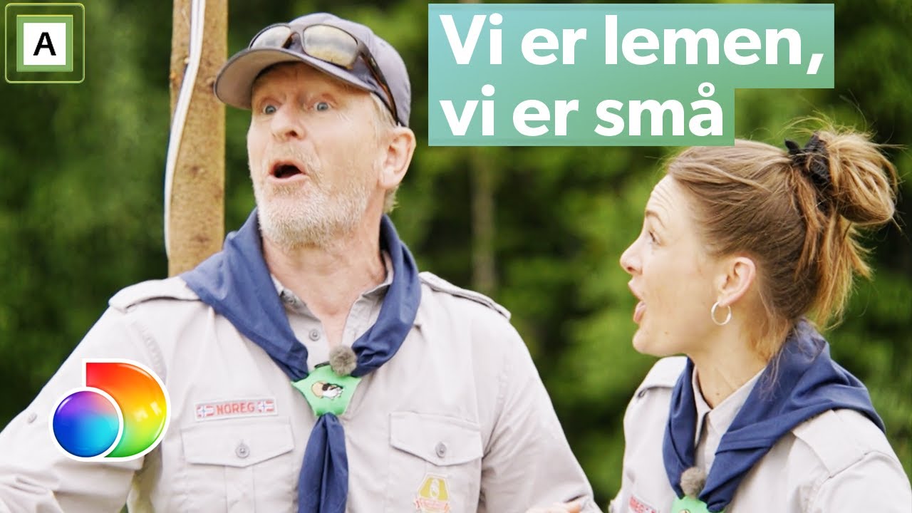 Henrik Mestad og Jenny Skavlan lager speiderrop | Alltid beredt | discovery+ Norge
