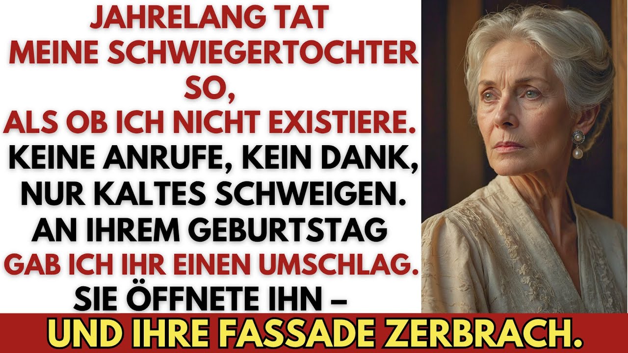Meine Schwiegertochter ignorierte mich jahrelang – also schenkte ich ihr etwas, das alles enthüllte…
