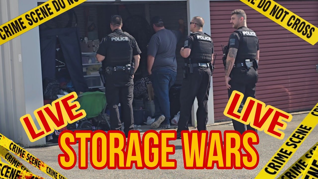LIVE Storage Wars Auction In Bradford PA! Even the POLICE Showed UP!