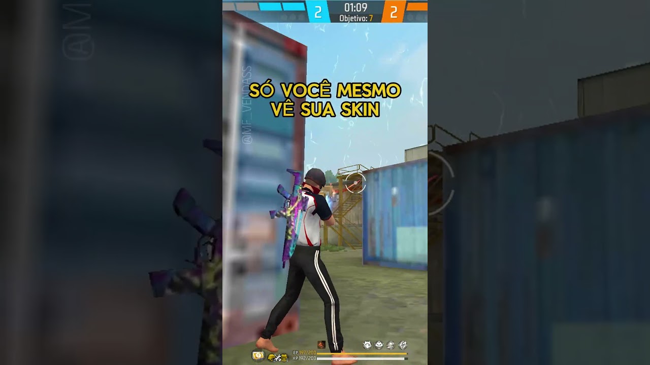 3 MOTIVOS PRA N&Atilde;O USAR TEXTURA NO FREE FIRE #freefirebrasil #freefireconta