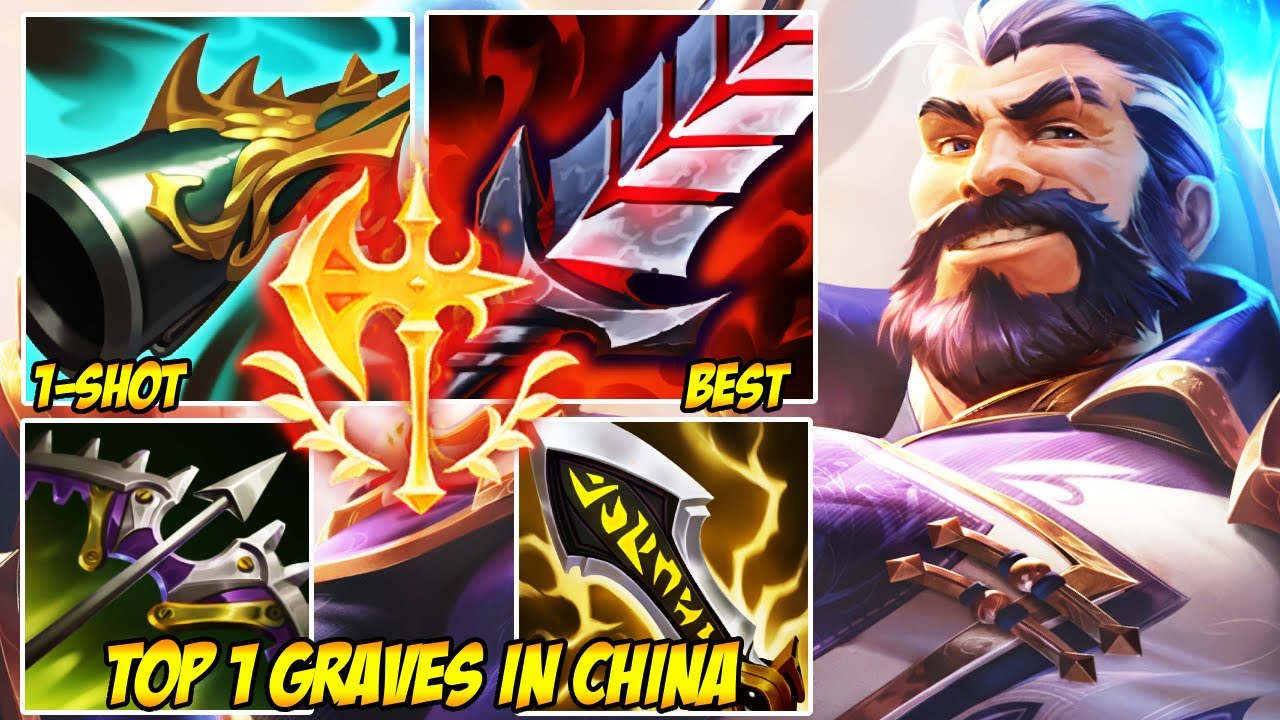 WILD RIFT CHINA TOP 1 GRAVES - GRAVES TOOK OVER THE ENTIRE MAP