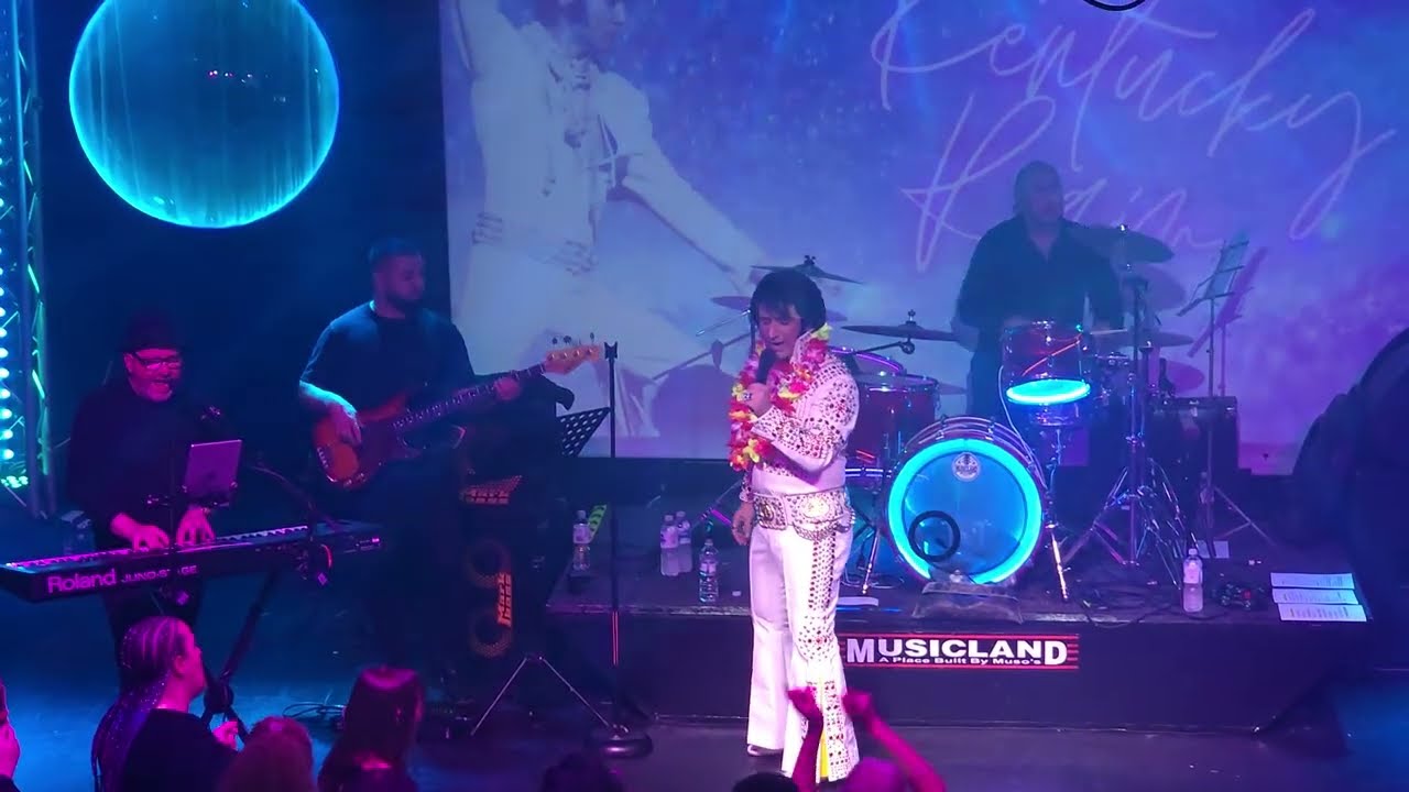 Sean Luke Spiteri - ‘Pure Elvis’ 2025 performing - Kentucky Rain @ Musicland