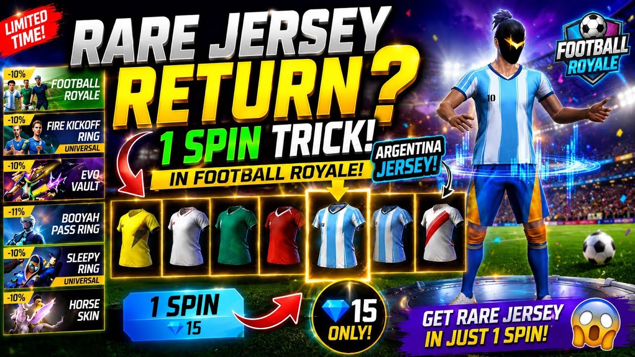 Football Royale Event 2026 | FREE FIRE NEW EVENT | FREE FIRE NEW EVENT TODAY FF