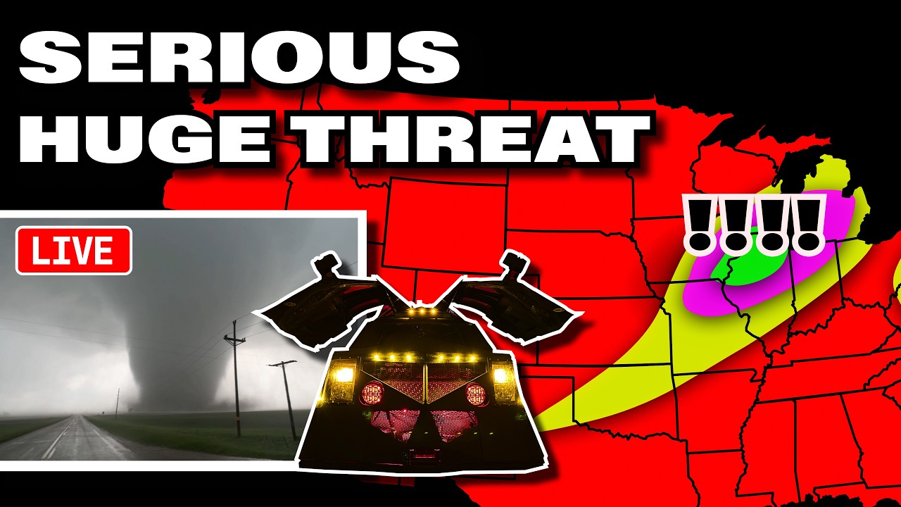 HUGE Tornado Day - Storm Chasers On The Ground
