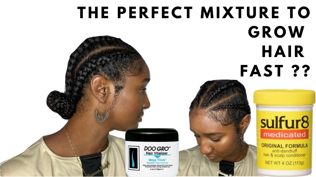 Sulfur 8 и Doo Gro Hair Grease для роста волос и облегчения зуда кожи головы