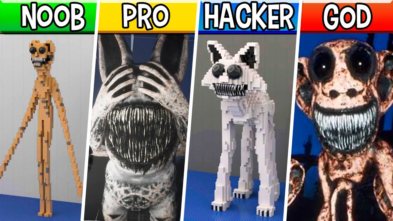 LEGO ALL Characters in ZOONOMALY (Compilation №8) : Noob, Pro, HACKER! / (ZOONOMALY)