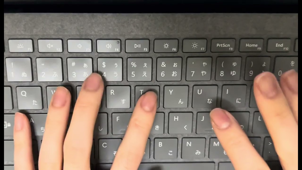 Surface Laptop 5 キーボード打鍵音
