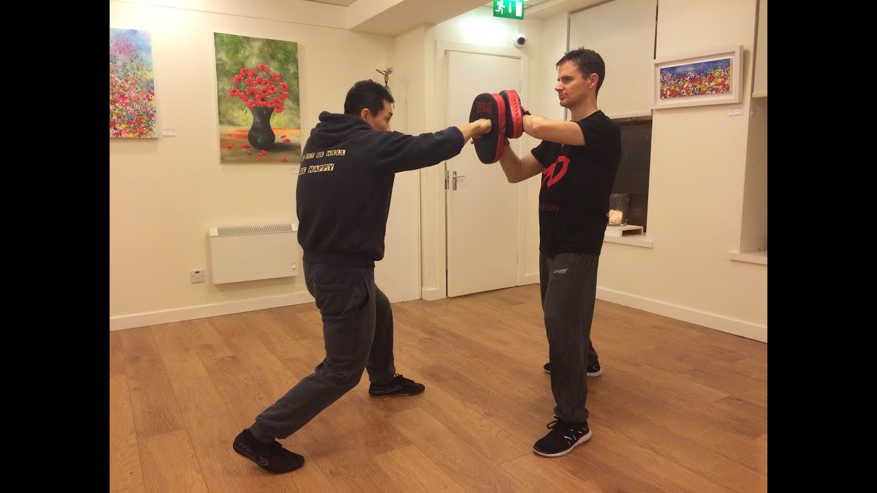 Kung Fu Sanda Tutorial - Powerful  Straight Punch