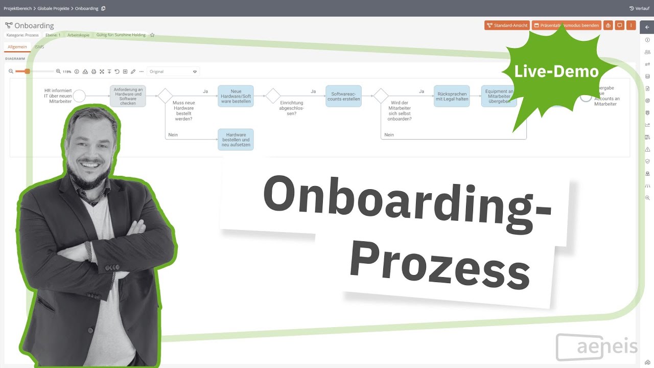 Prozesse modellieren am Beispiel eines Onboarding-Prozesses