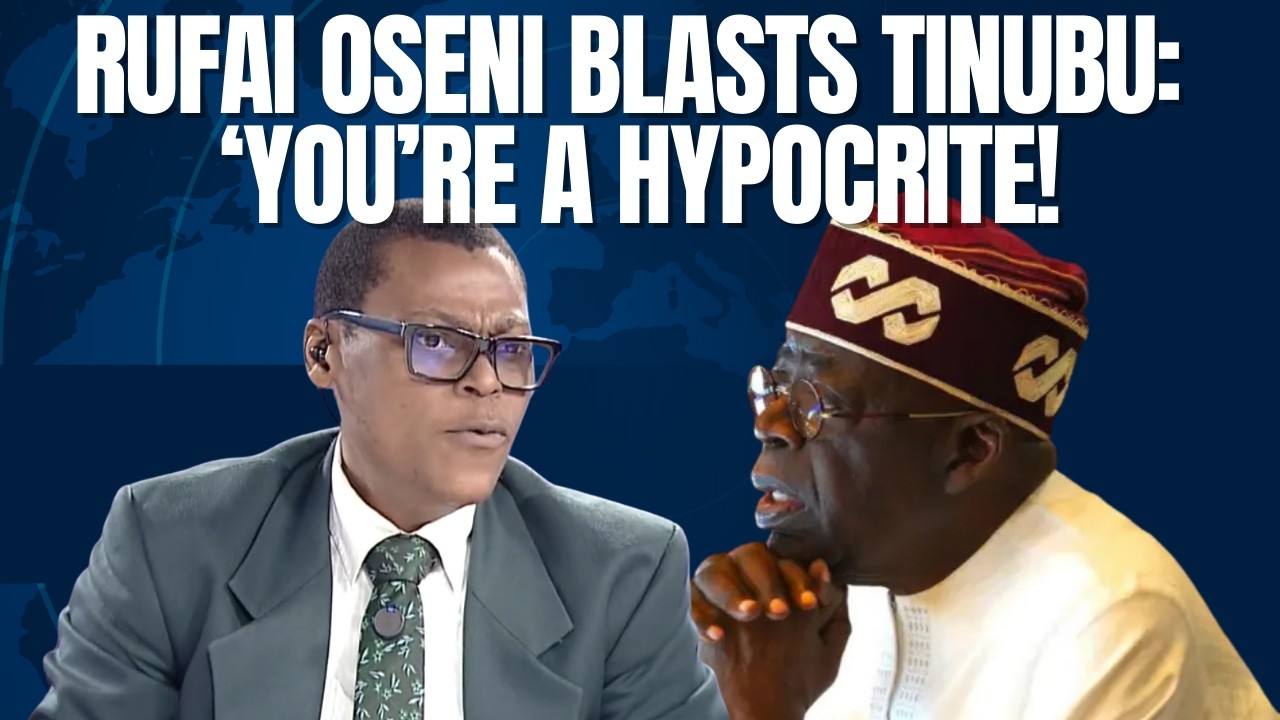 Rufai Oseni Blasts Tinubu: ‘You’re a Hypocrite!’ on Live National TV #breakingnews #worldnews
