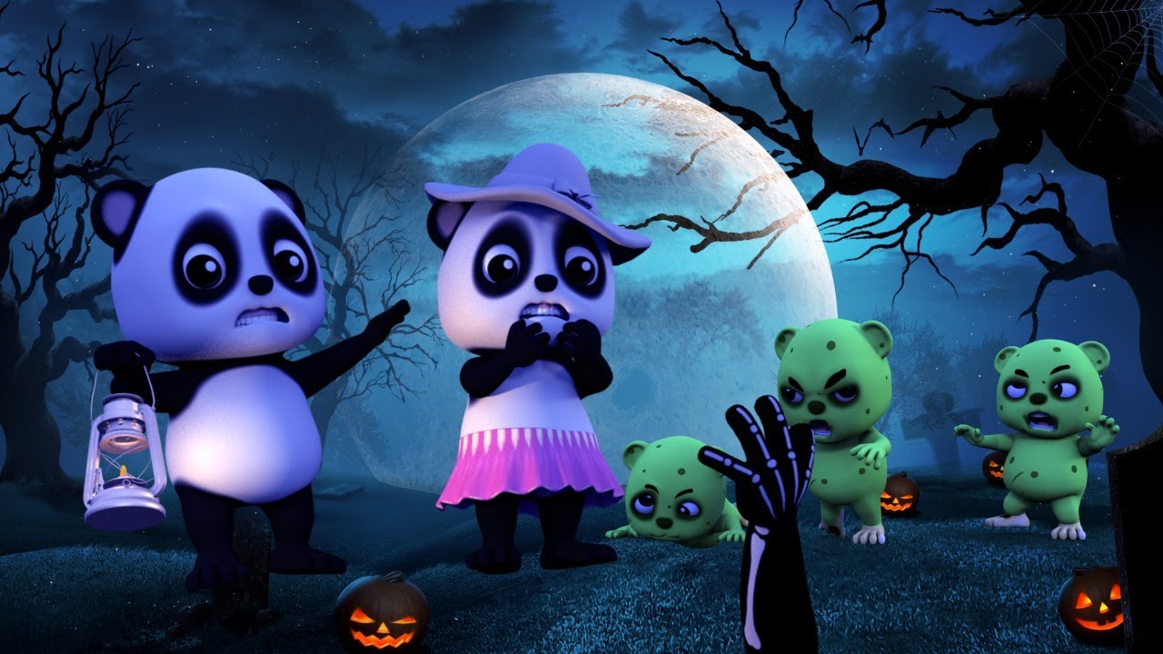 Scary Pumpkin Prepare for Fright Halloween Spooky Song for Kids by Baby Bao Panda