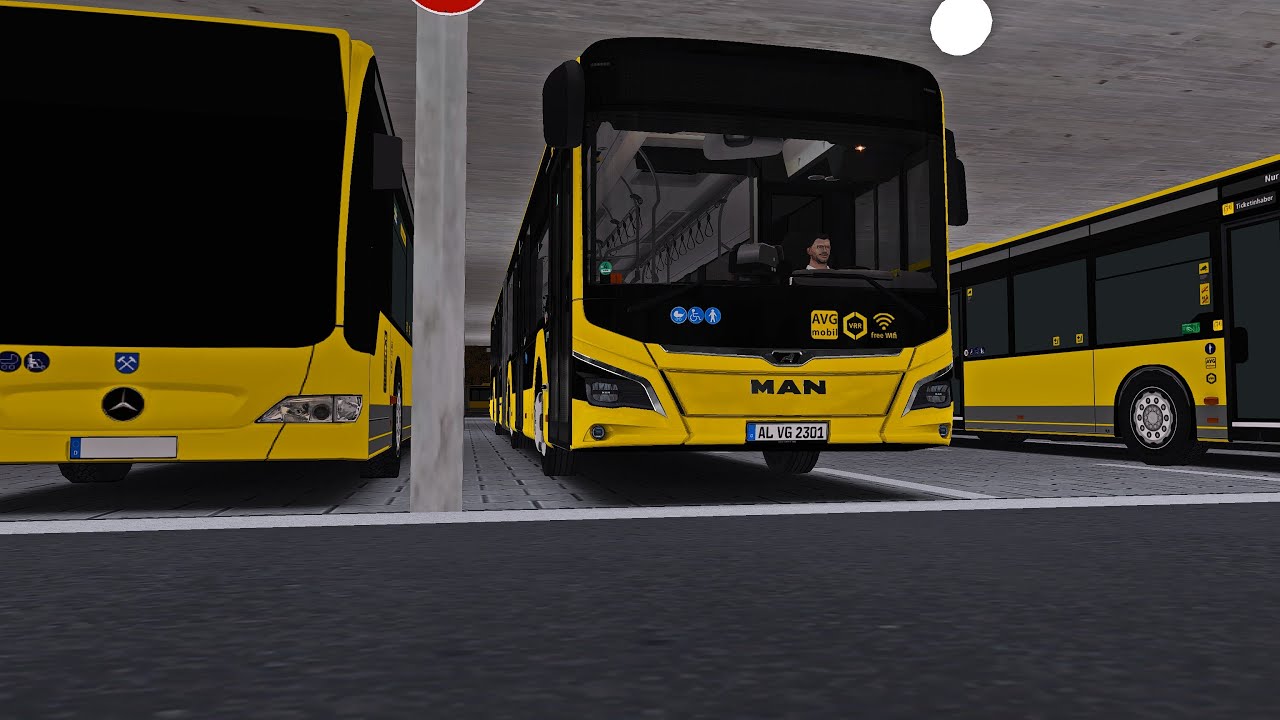 OMSI 2 Ahlheim V4 Dienst Nr. 207, Ausfahrt 04:05 Uhr