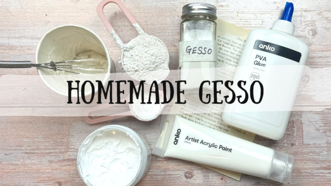 Сделайте свой собственный GESSO | Рецепт