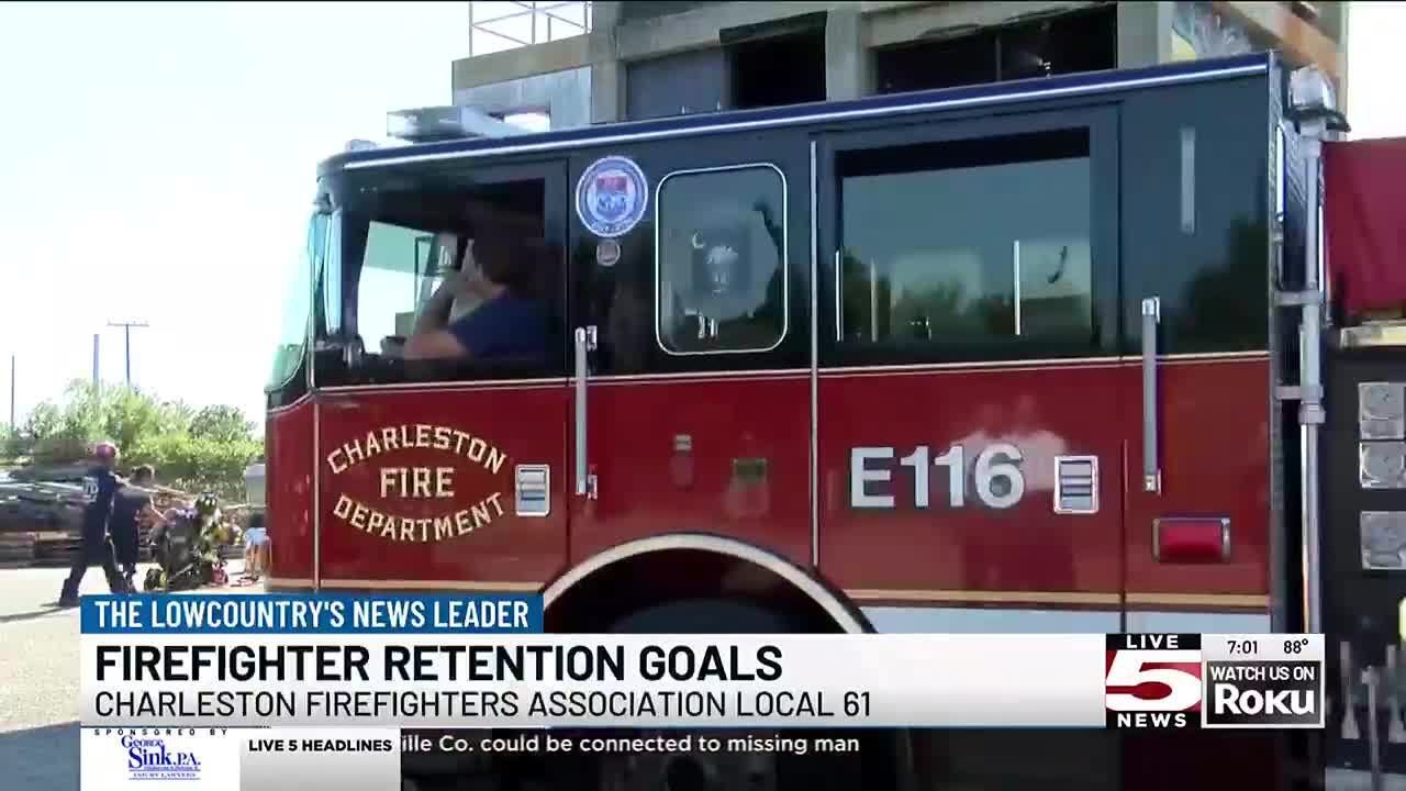VIDEO: Charleston Fire Union lays out goals for firefighter retention