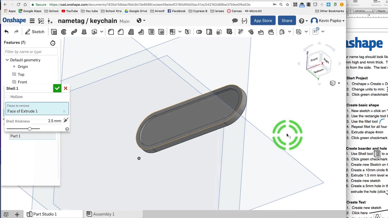 Onshape - Nametag