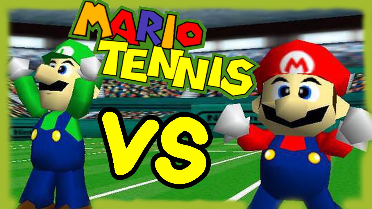 ABM: Mario Tennis 64 Gameplay Match !! Mario & Wario Vs Luigi & Toad !! HD