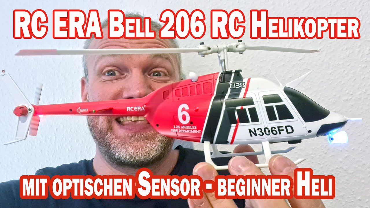 Der neue Bell 206 Jet Ranger von RC ERA C138 - Top RC Hubschrauber - echt cool - Maßstab 1:33