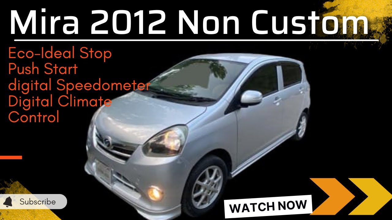 Daihatsu Mira 2012 Non Custom full option for sale||Hamza Motors||detailed Review ||Syed Dawood Shah