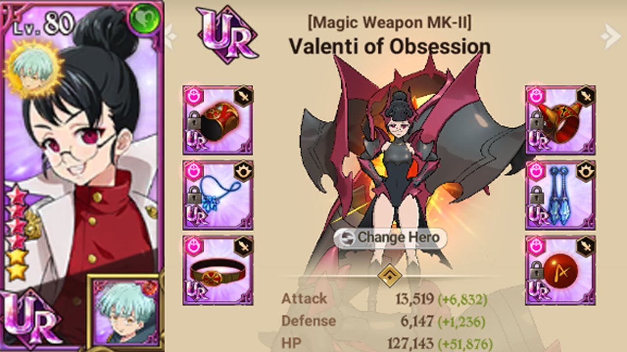 150% CRIT RESISTANCE UR GEAR MK-II VALENTI DESTROYS PvP!! | Seven Deadly Sins: Grand Cross