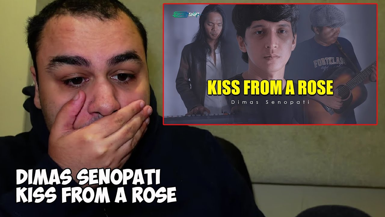 Dimas Senopati - Seal - Kiss From A Rose (Acoustic cover) REACTION