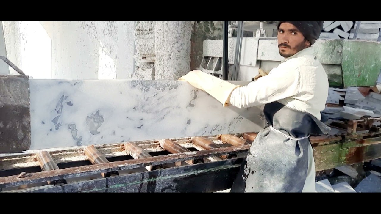 Marble sunny white cutting