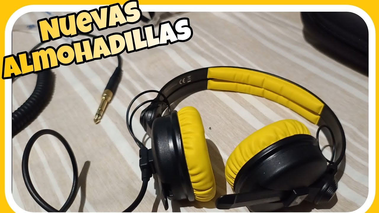 Cambiando las almohadillas de mis Sennheiser HD25