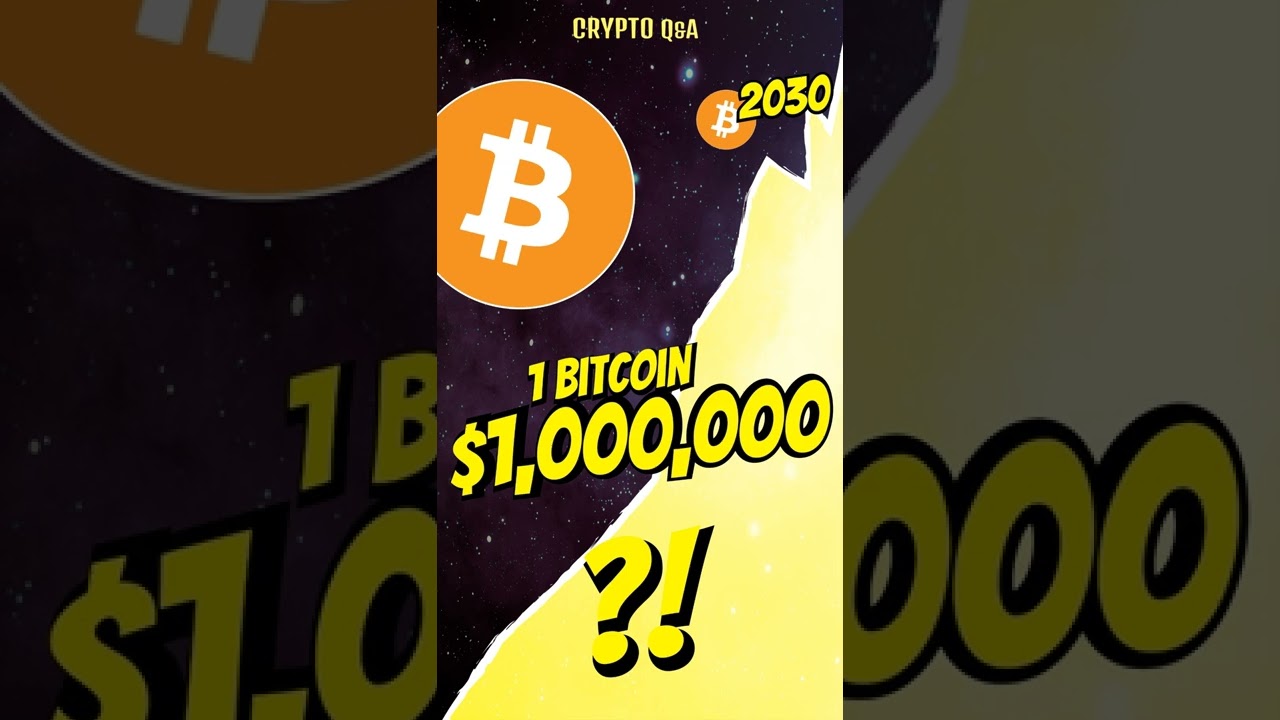 will Bitcoin reach $1Million by 2030 ?! BTC #Shorts