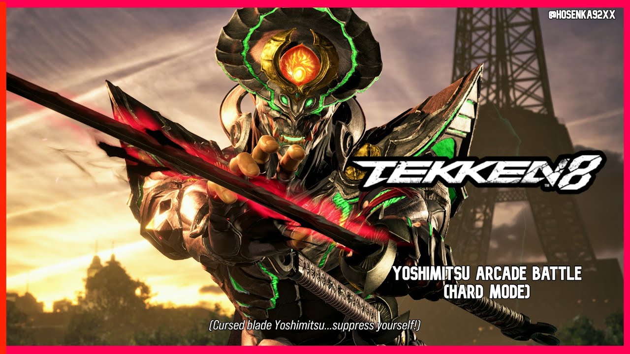 TEKKEN 8-Yoshimitsu Arcade Battle (HARD MODE) (No Commentary) (5) #tekken8
