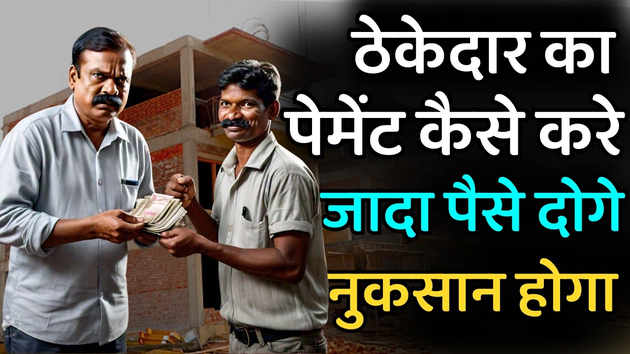 ठेकेदार को पेमेंट कैसे करे  | The best way to pay a labour contractor | Thekedar payment