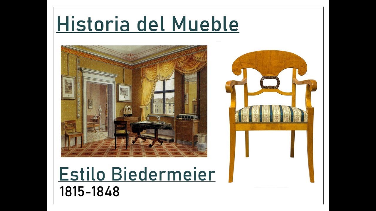 ESTILO BIEDERMEIER-Mobiliario y Decoración