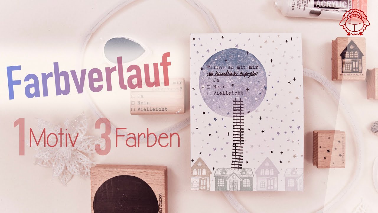 Karte basteln einfach so ohne Anlass | schafTV