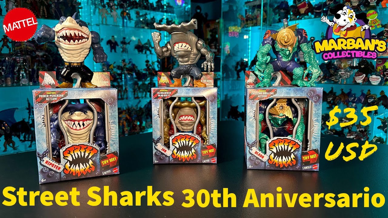 ❌ Street Sharks 30th aniversario Wave 1 Unboxing ❌