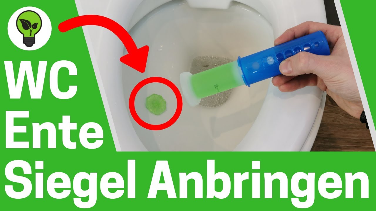 WC Ente Frische Siegel Anbringen ✅ ULTIMATIVE ANLEITUNG: Wie WC Ente Frische Gel Stempel Anwenden???