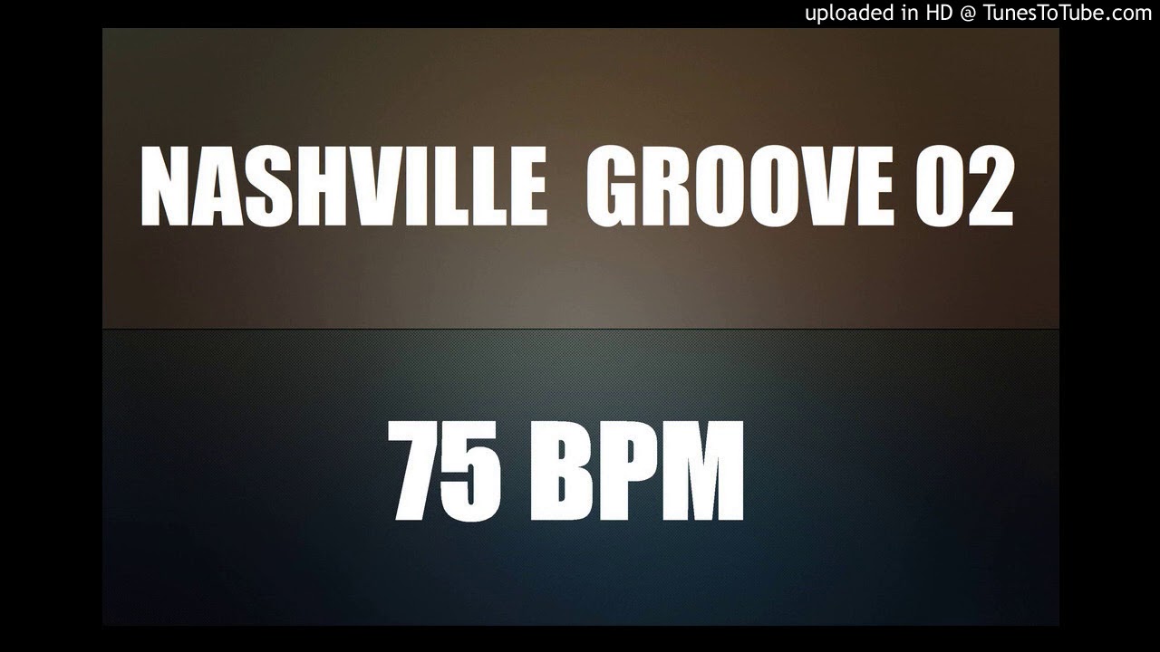 Nashville Groove 75 BPM - Drum Backing Track - Country 02