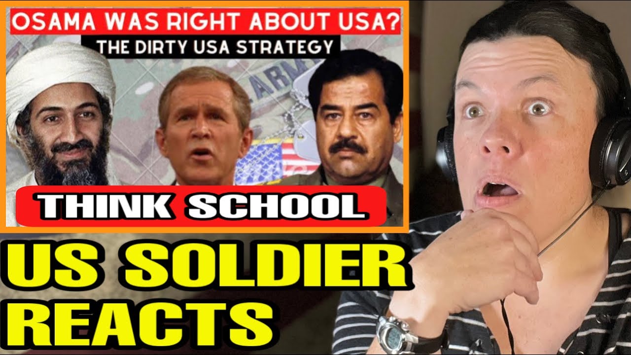 THINK SCHOOL: How USA Uses the EVIL WAR Strategy to Manipulate the World?? (US Soldier Reacts)