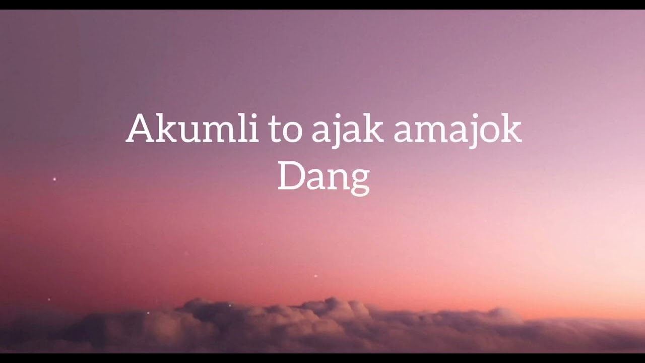 Jina etiben-Teroto naro// AO song // Lyrics video#lyricsvideo #editing