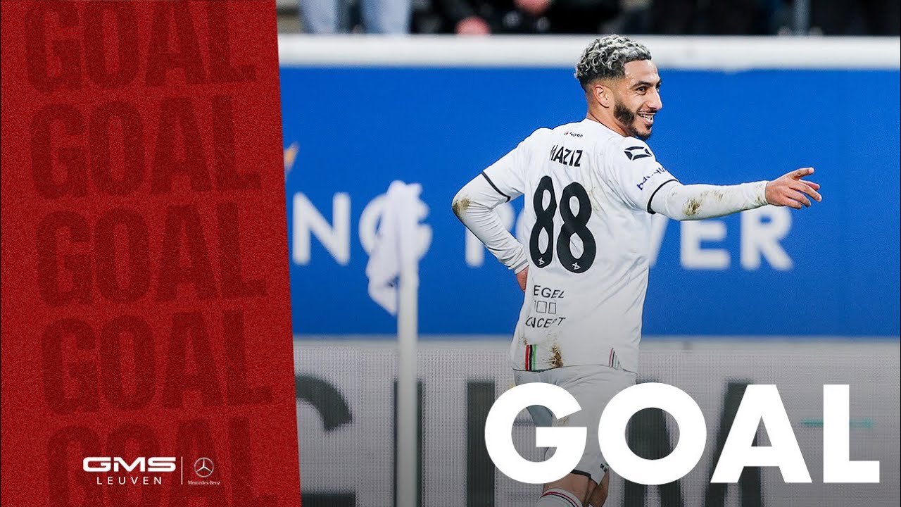 GOAL! Youssef Maziz maakt de 2 - 0 tegen KAS Eupen