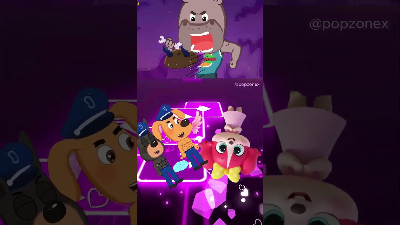 Sheriff Labrador 🆚Police Officer 🆚 Sheriff Papillon 🆚 Sheriff Labrador 🎶 Tiles Hop EDM Rush #8968583