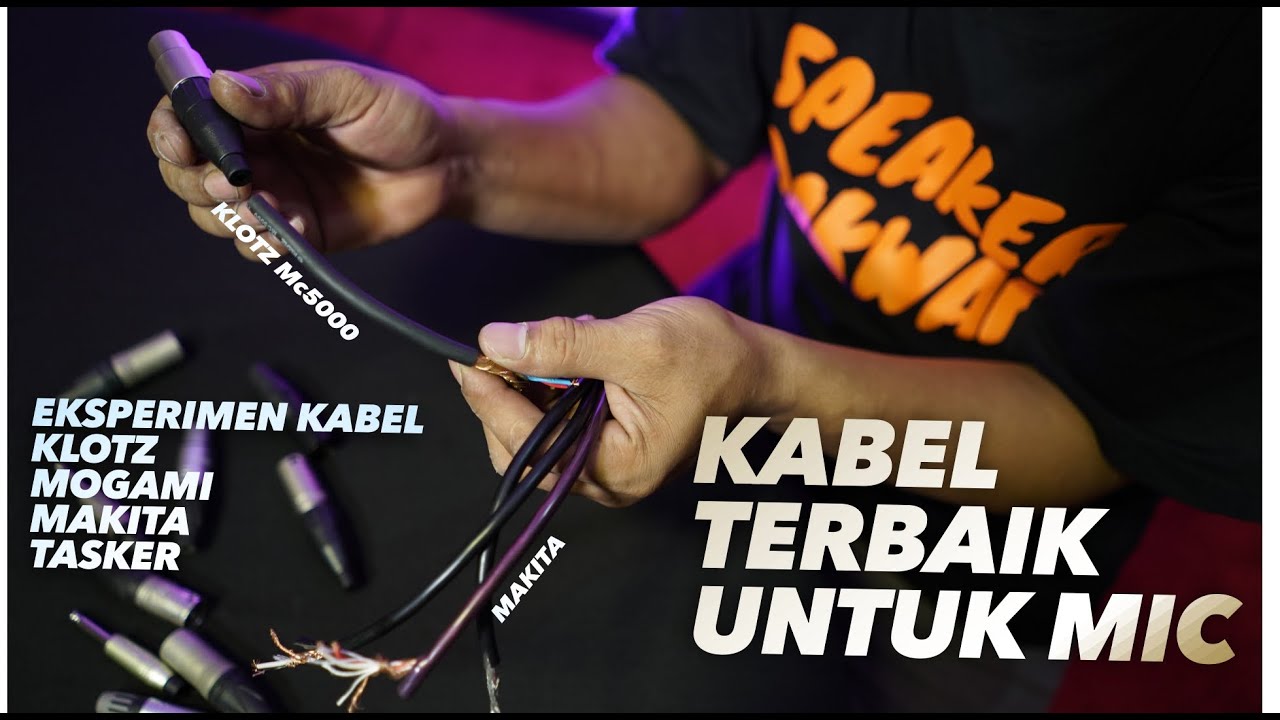 MENENTUKAN KABEL MIC TERBAIK!DISERTAI DENGAN DEMO 6 MERK KABEL