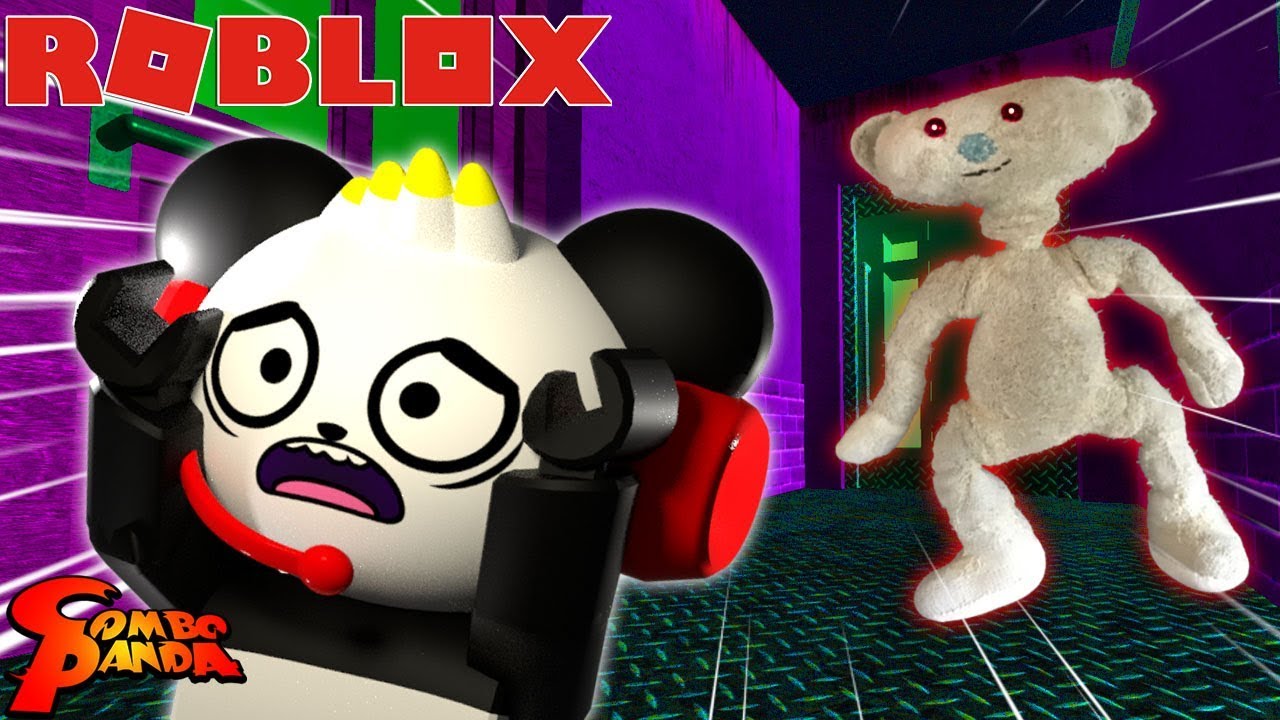 BEAR CHASE ! ESCAPE THE EVIL BEAR IN ROBLOX! Let's Play Roblox BEAR with Combo Panda
