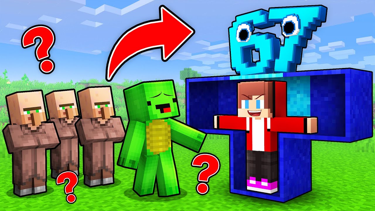 JJ Hide Inside Italian Brainrot Golem To Prank Mikey in Minecraft (Maizen)