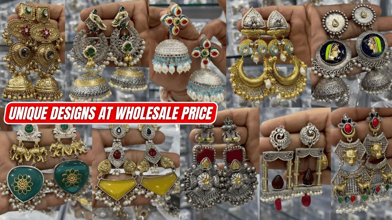 World Best Silver Replica Earrings Jhumkas Manufacturers Direct From Ahmedabad Gujarat
