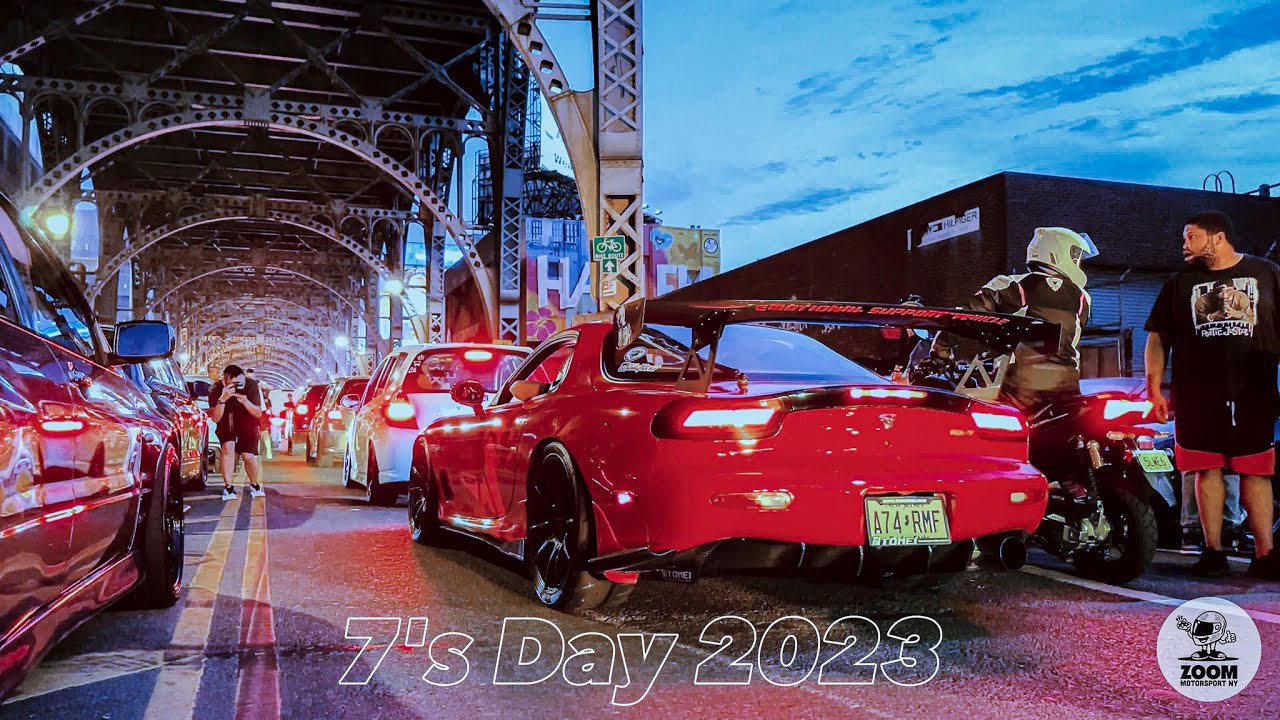 7's Day 2023: JDM Legends Take Over New York City | (4K)