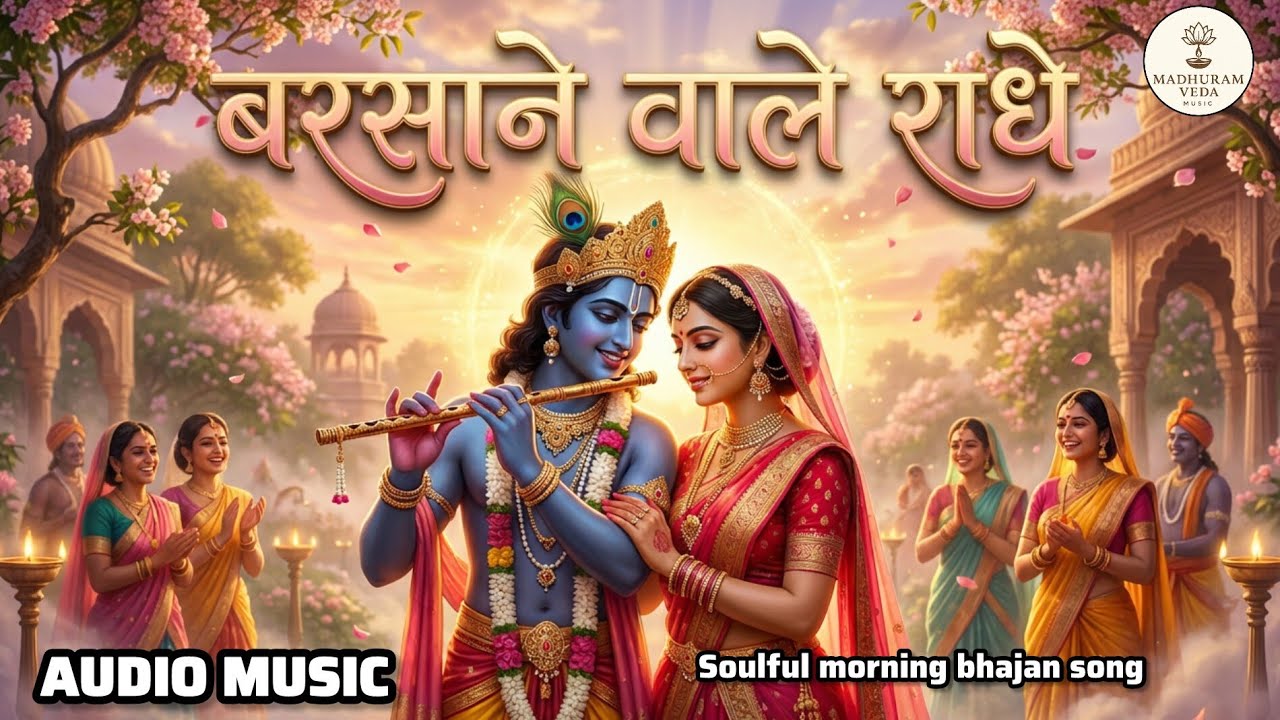 बरसाने वाले राधा-कृष्ण | Soulful Morning Bhajan Song | Madhuram Veda Music 
