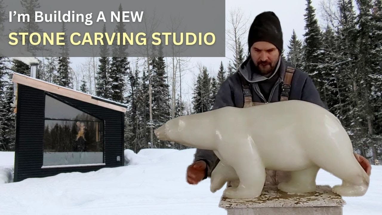 I'm Building A NEW STONE CARVING STUDIO on a 4 Acre Property | Life of An Artist