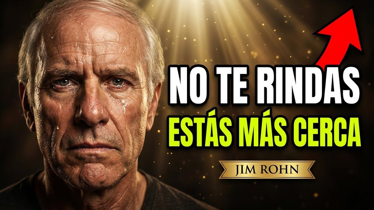 NO Te Des Por VENCIDO, Estás MÁS Cerca De Lograrlo - JIM ROHN