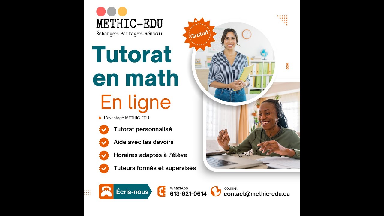 Soutien en Maths  METHIC EDU