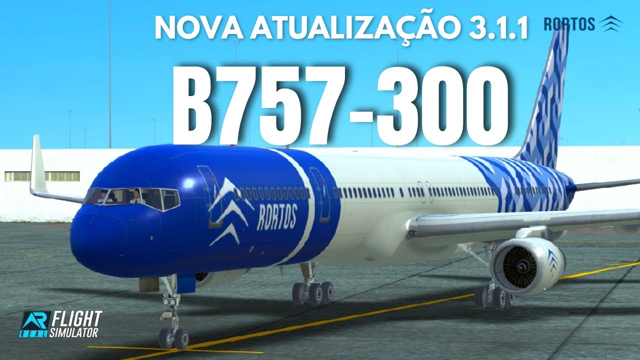 RFS 3.1.1 NOVA ATUALIZA&Ccedil;&Atilde;O DO REAL FLIGHT SIMULATOR - BOEING 757-300 (KORD/KEWR) ADVANCE #rfs